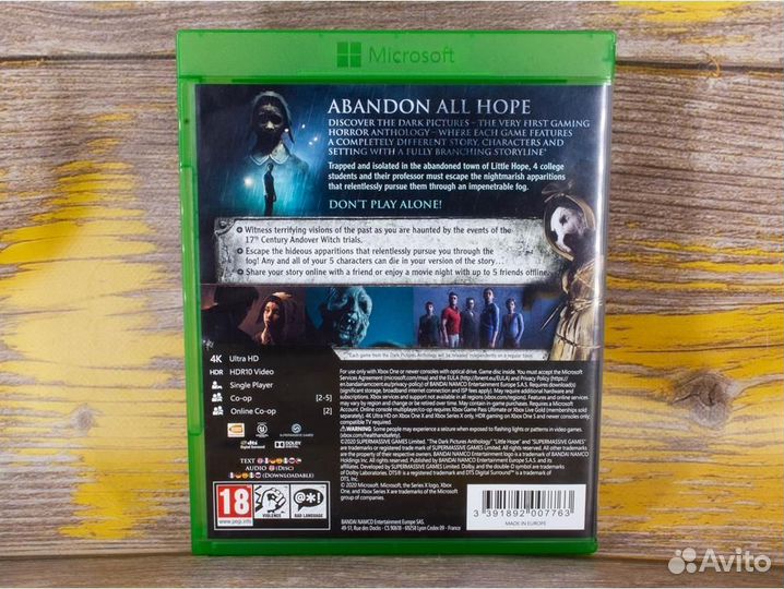 Диск Xbox One Little Hope (Б/У)