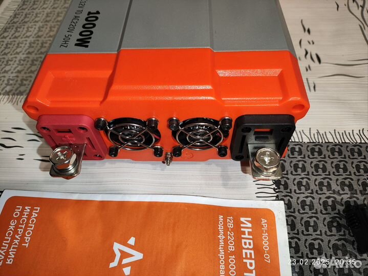 Инвертор airline 12В-220В 1000Вт