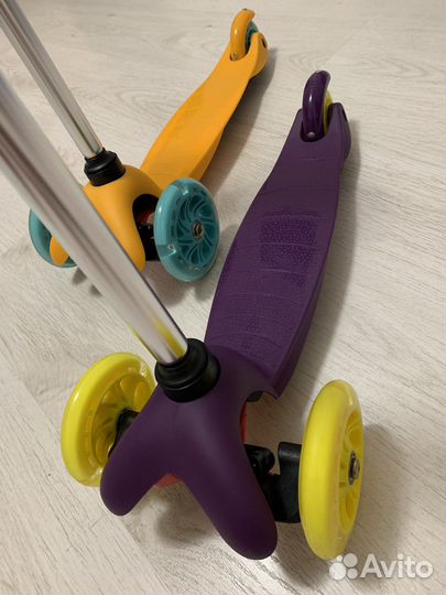 Самокат трехколесный новый