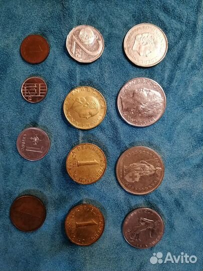 Монеты Франции,Италии,Австрии