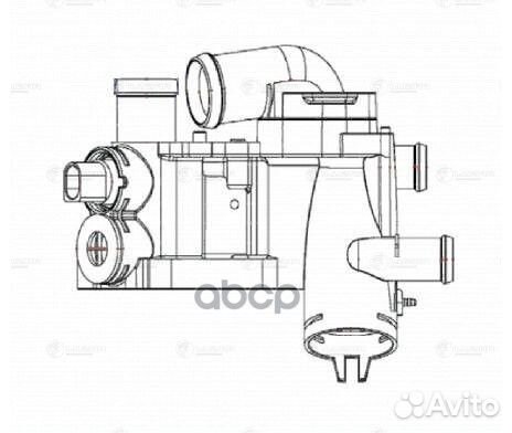 Термостат для а/м Skoda Fabia II (07) 1.4i CG