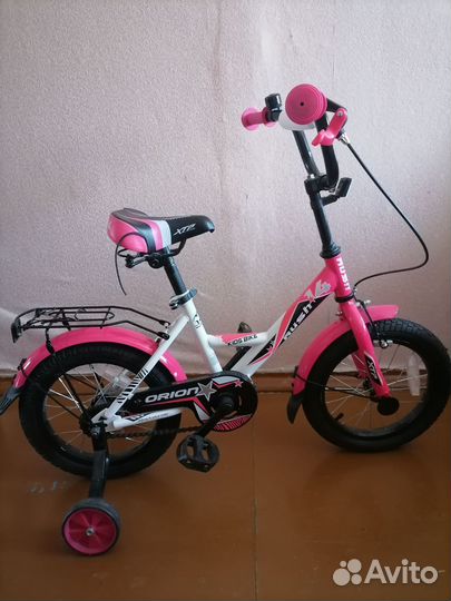 Детский велосипед, с роликами