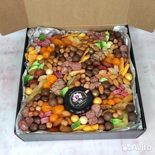 Подарок для мужчины.Подарочный бокс с сухофруктами