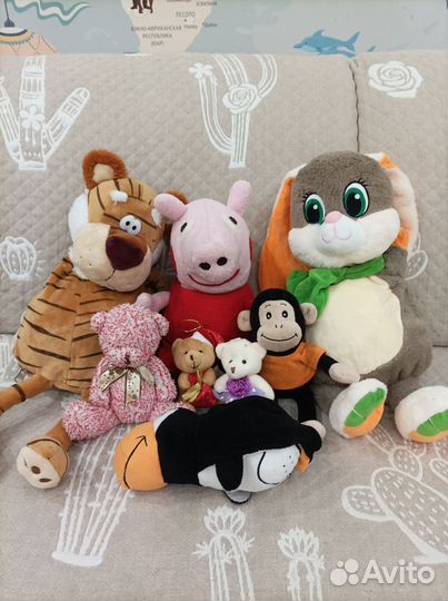 Мягкие игрушки пакетом