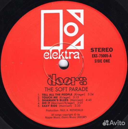 Виниловая пластинка The Doors - The Soft Parade (S