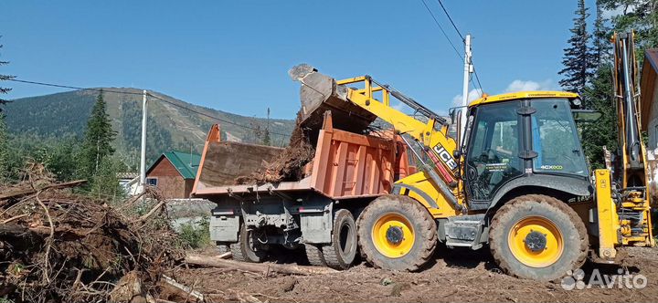 Услуги самосвала, JCB