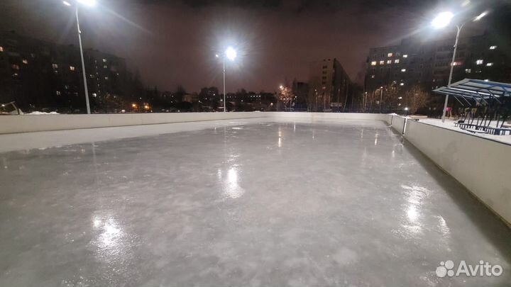 Заливка катка