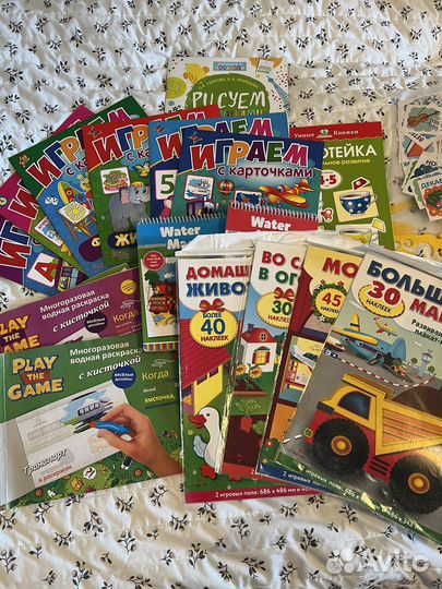 Детские развивающие книги 4-6 лет пакетом