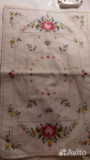 Винтажные салфетки вышивка