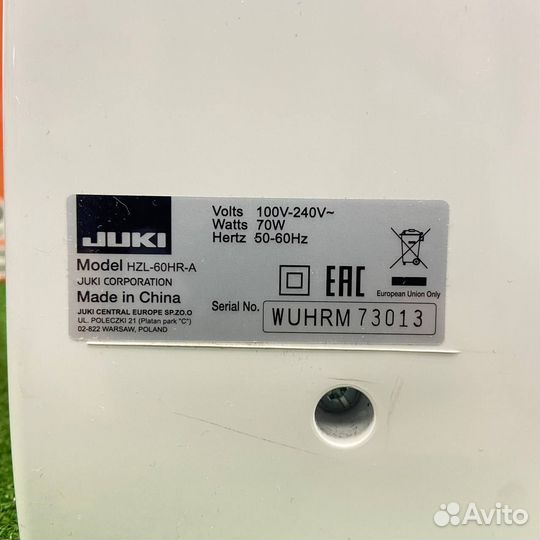 Швейная машина juki HZL-60