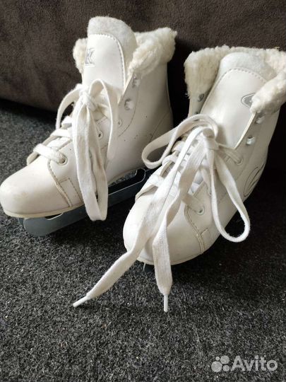 Коньки двухполозные 32 размер