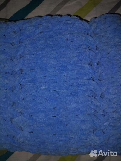 Плед детский вязаный ручная работа