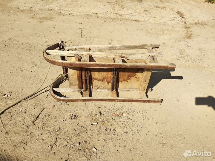 Санки деревянные