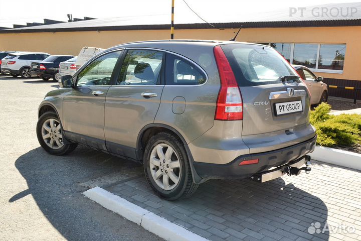 Фаркоп под квадрат Honda CR-V с Нерж. накладкой