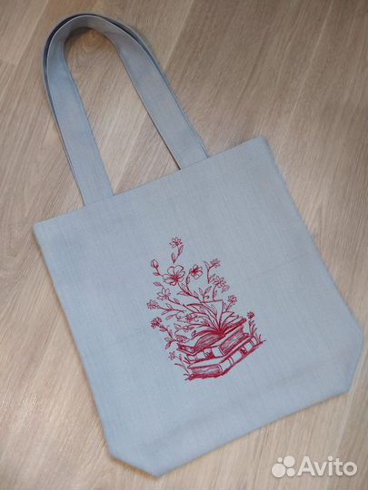 Cумка для покупок с вышивкой