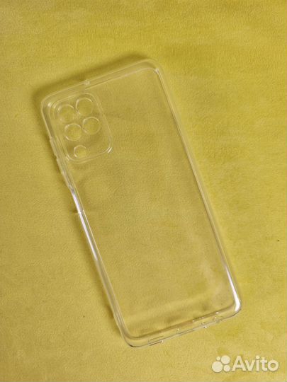 Чехол силиконовый-прозрачный (Samsung M32)