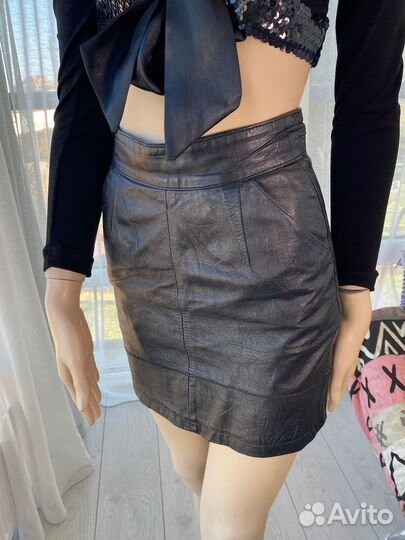 Продам кожанную юбку