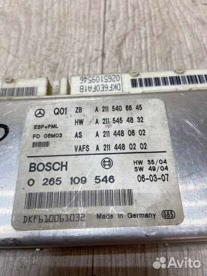 Блок управления ESP Mercedes Benz E350 W211