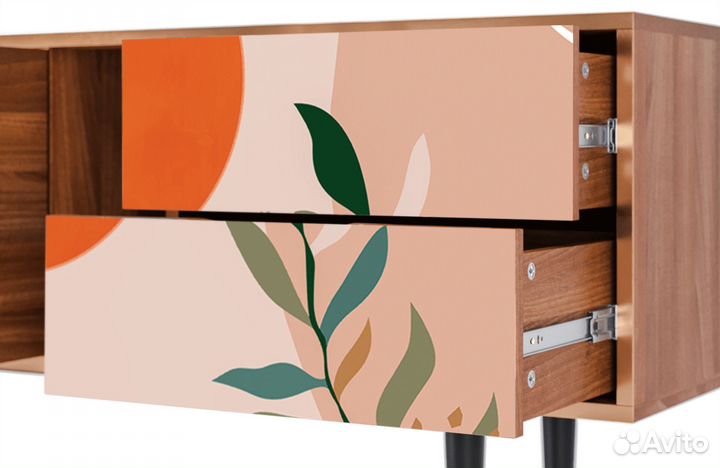 Тв-тумба T1 - Орех - Artwork