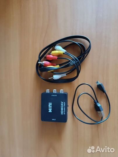 Переходник-конвертер hdmi на AV (RCA)