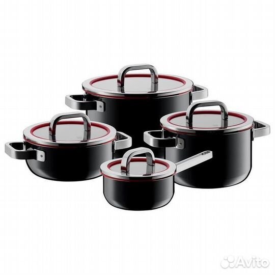 Набор кастрюль WMF functional fusiontec black