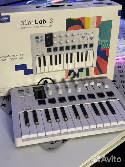 Синтезатор arturia minilab 3 midi клавиатура