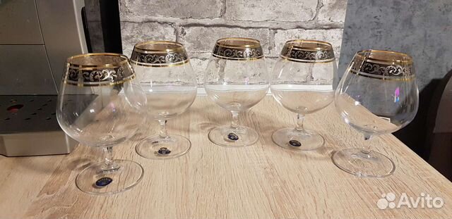 Бокалы коньячные. Богемия