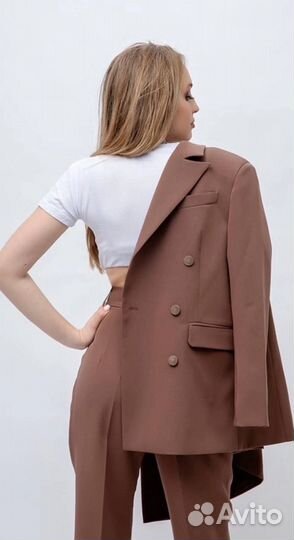 Брючный костюм женский 44 46 черный