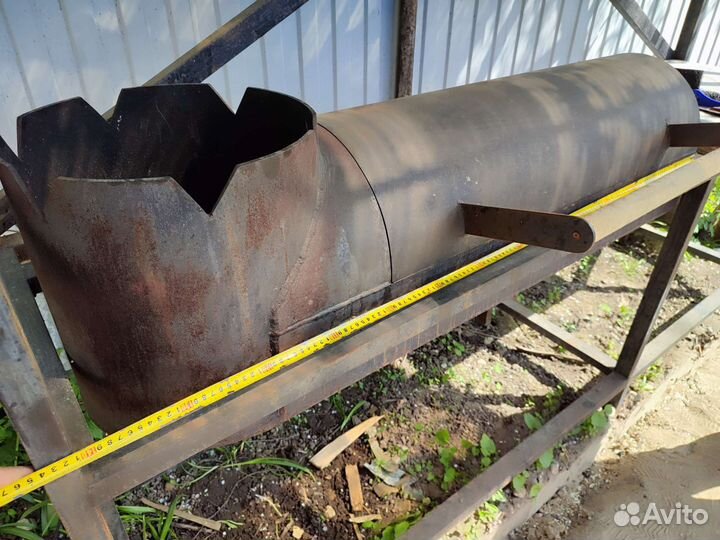 Мангальная зона с крышей