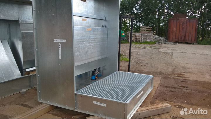 Покрасочная камера 2 метра с активным полом 2Х1