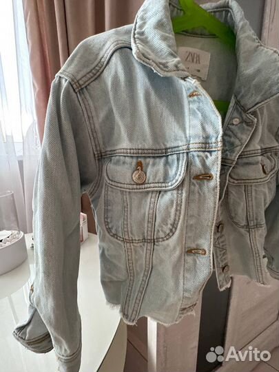 Джинсовая куртка zara