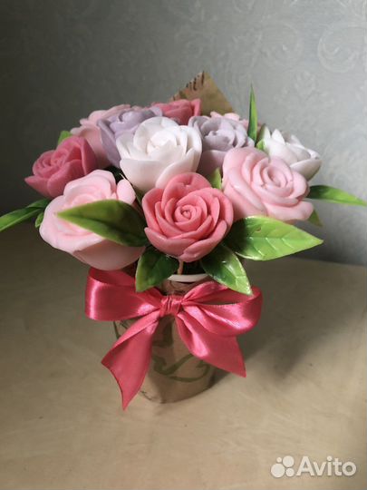 Цветы из мыла на День знаний 1 сентября