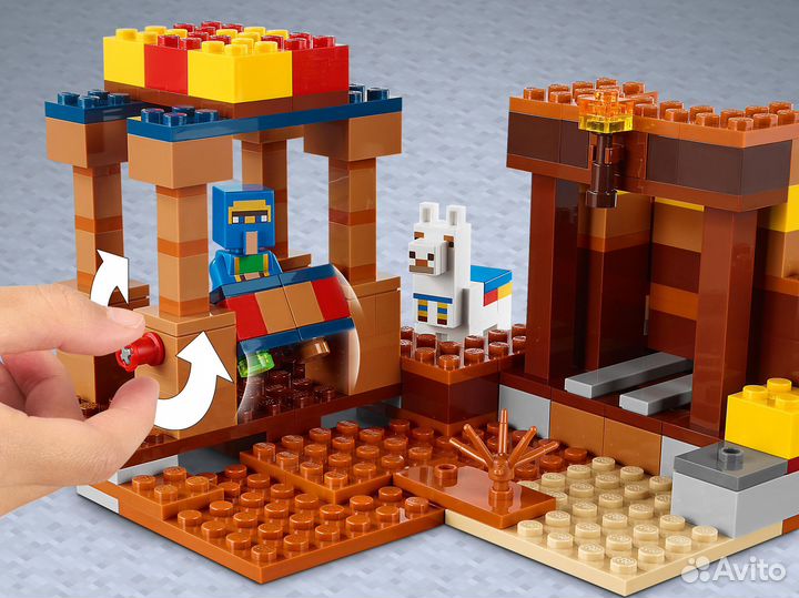 Конструктор MY world Торговый пост 1018