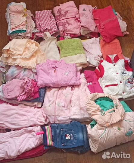 Вещи пакетом для девочки до 1 года