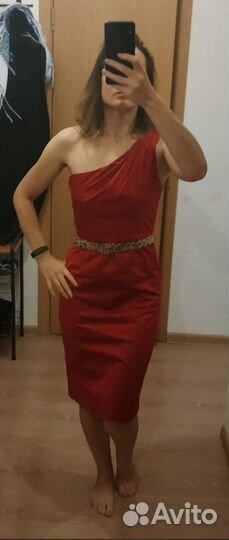 Платье красное Las Oreiro