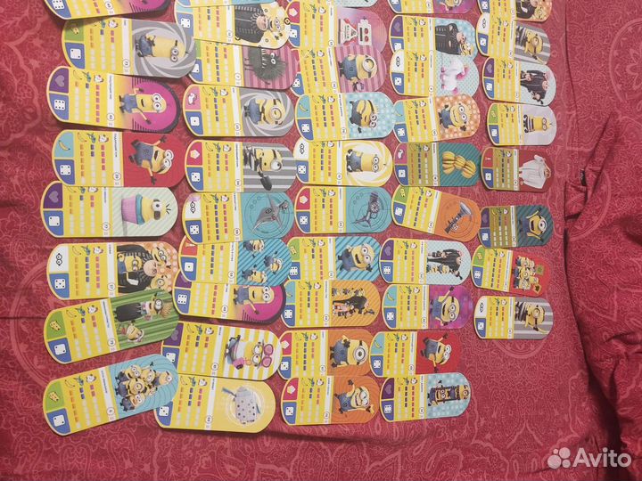 Карточки из магнита гадкий я 3