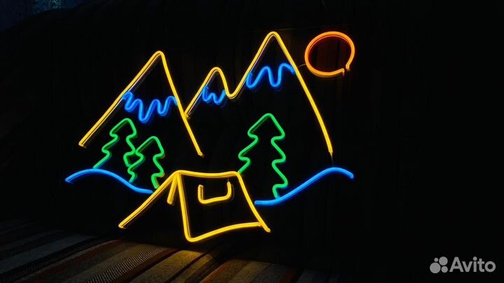 Вывеска для кемпинга