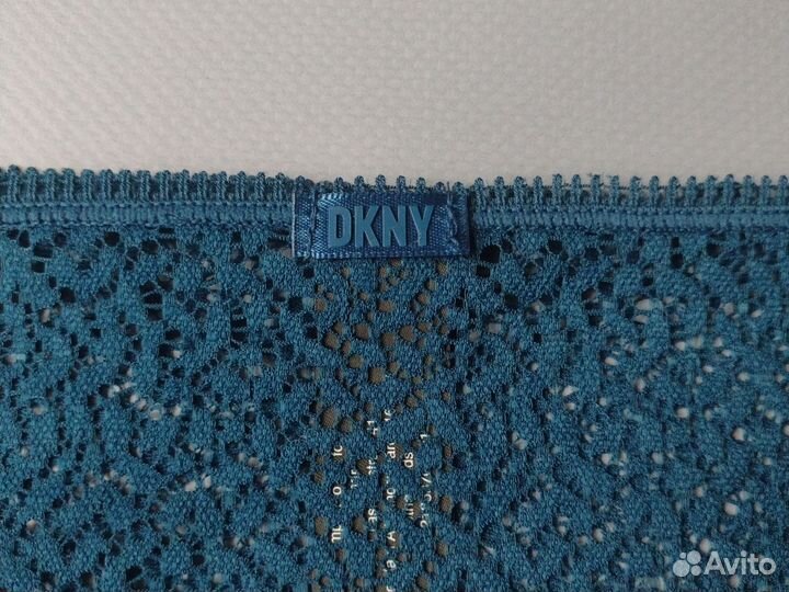 Новые женские трусы dkny L/48 кружевные морской