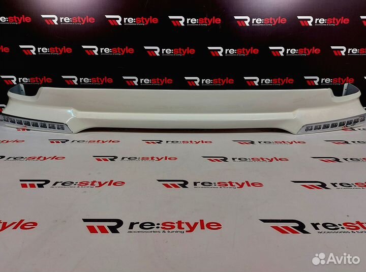 Губа передняя Toyota Land Cruiser 200 Urban LED be