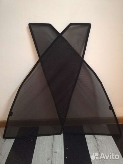 Каркасовые сеточные шторки на Kia Spektra