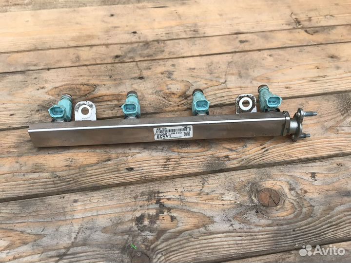 Топливная рейка в сборе рио 3 солярис