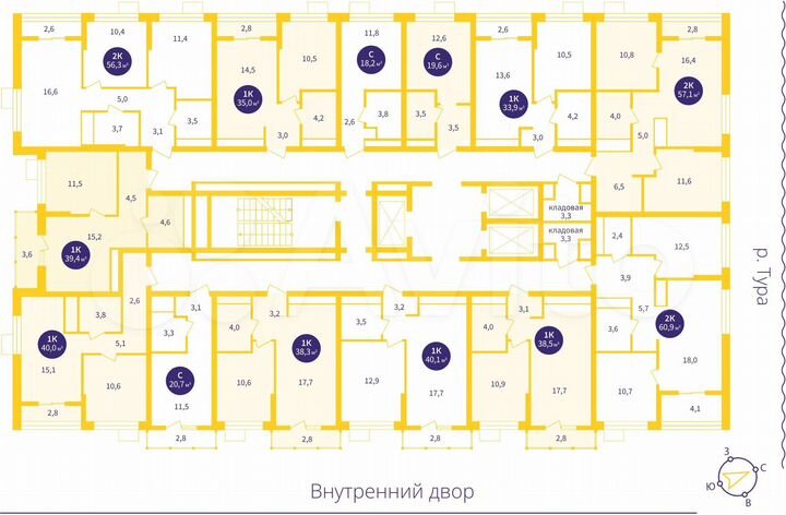 Квартира-студия, 20,7 м², 5/18 эт.