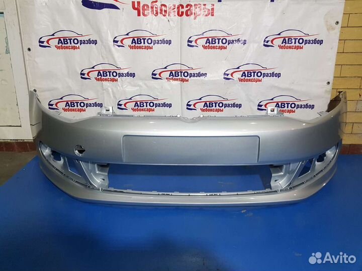 Бампер передний VW polo sedan 10-2015г