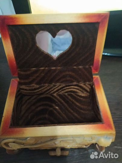 Шкатулка для украшений дерево ручная работа