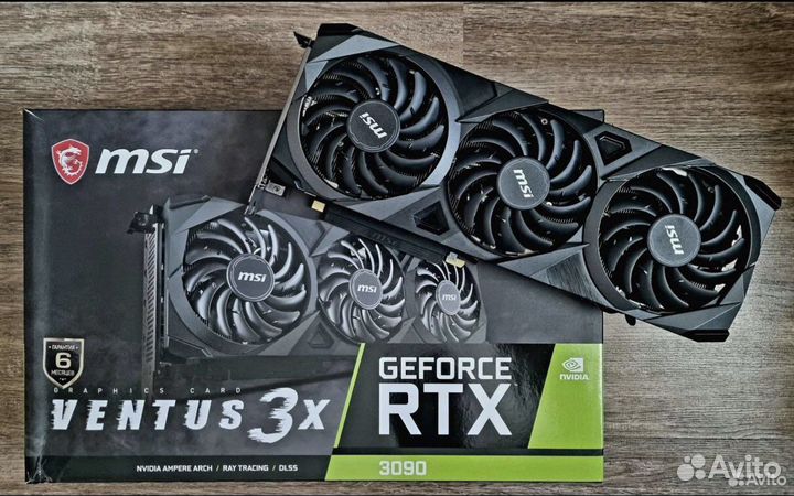 Видеокарта MSI GeForce RTX 3090 Ventus 3X OC 24GB