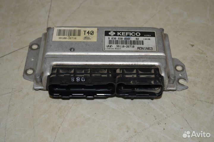 Блок управления двигателем (эбу) Hyundai Accent