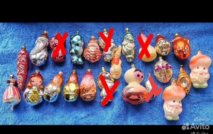 Елочные игрушки СССР