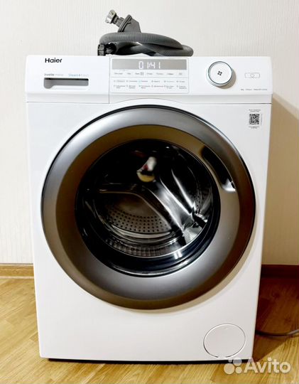 Узкая машинка Haier (инверторная)