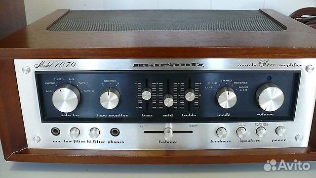 Винтажный усилитель Marantz Model 1070