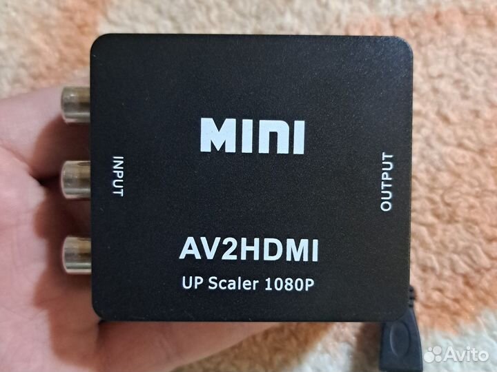 Переходник hdmi на тюльпаны